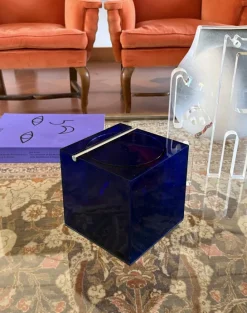 Pamono Space Age Blue Plastic Ice Bucket by Cini & Nils for Studio Opi, Italy, 1970s><noscript><img width=