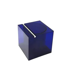 Pamono Space Age Blue Plastic Ice Bucket by Cini & Nils for Studio Opi, Italy, 1970s><noscript><img width=