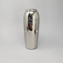 Hot Pamono Space Age Cocktail Shaker in Stainless Steel from MEPRA, Italy, 1960s