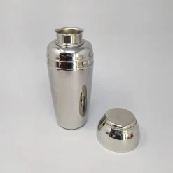 Hot Pamono Space Age Cocktail Shaker in Stainless Steel from MEPRA, Italy, 1960s