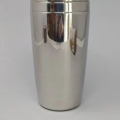 Hot Pamono Space Age Cocktail Shaker in Stainless Steel from MEPRA, Italy, 1960s