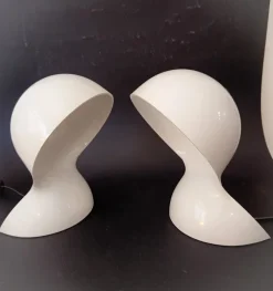 New Pamono Space Age Dalù Lamps by Vico Magistretti for Artemide, 1970s, Set of 2