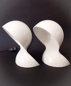 New Pamono Space Age Dalù Lamps by Vico Magistretti for Artemide, 1970s, Set of 2