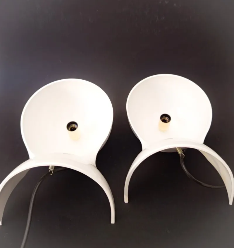 New Pamono Space Age Dalù Lamps by Vico Magistretti for Artemide, 1970s, Set of 2