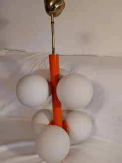 Pamono Space Age Hanging Lamp, 1970s><noscript><img width=