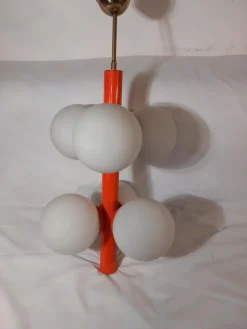 Pamono Space Age Hanging Lamp, 1970s><noscript><img width=