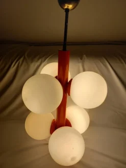 Pamono Space Age Hanging Lamp, 1970s><noscript><img width=