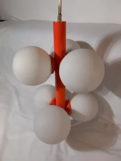Pamono Space Age Hanging Lamp, 1970s><noscript><img width=