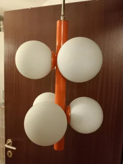 Pamono Space Age Hanging Lamp, 1970s><noscript><img width=