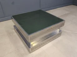 Pamono Space Age Illuminated Coffee Table, Italy, 1970s><noscript><img width=