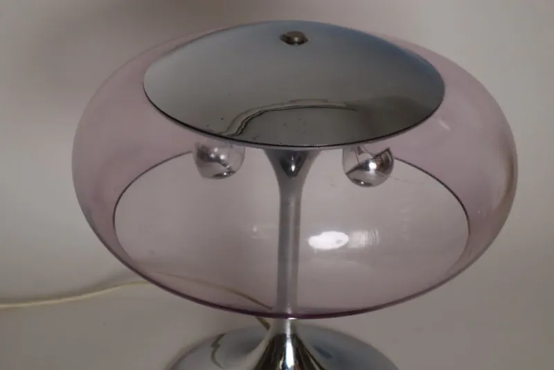 Pamono Space Age Italian Mushroom Table Lamp attributed to Goffredo Reggiani, 1960s> Table Lamps
