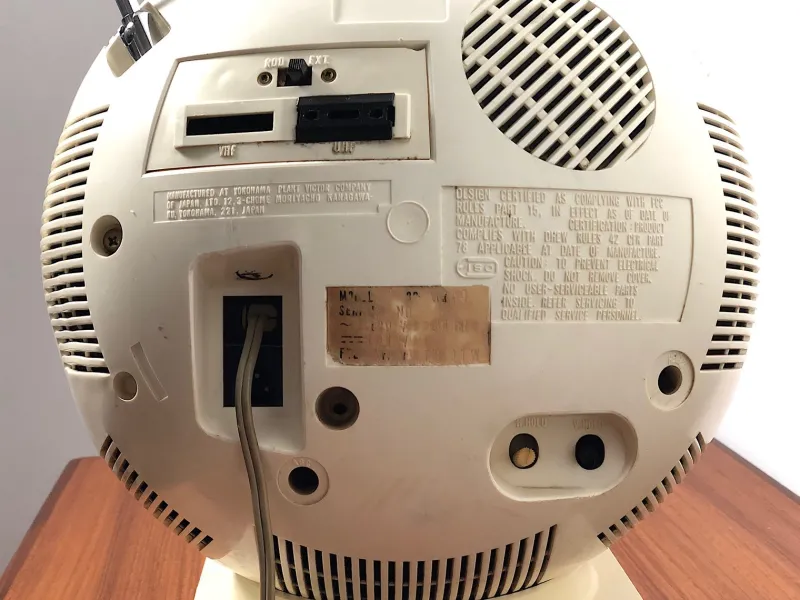 Pamono Space Age NIVICO Television from JVC, Japan, 1970s