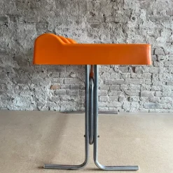 Clearance Pamono Space Age Orix Orange Writing Desk by Vittorio Parigi and Nani Prina for Molteni, 1970s