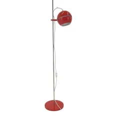 Pamono Space Age Red Floor Lamp, Germany, 1960s> Floor Lamps