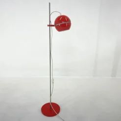 Pamono Space Age Red Floor Lamp, Germany, 1960s><noscript><img width=
