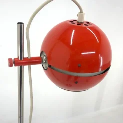 Pamono Space Age Red Floor Lamp, Germany, 1960s><noscript><img width=