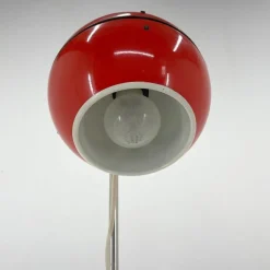 Pamono Space Age Red Floor Lamp, Germany, 1960s><noscript><img width=