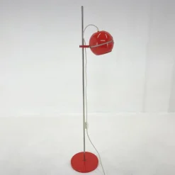Pamono Space Age Red Floor Lamp, Germany, 1960s><noscript><img width=