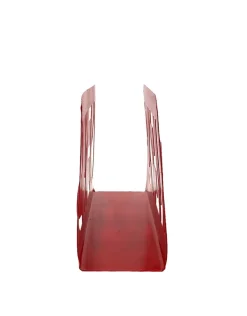 Pamono Space Age Red Magazine Rack, France, 1970s><noscript><img width=