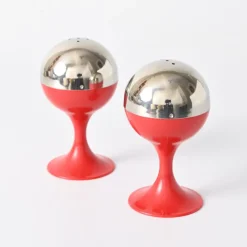 Pamono Space Age Salt and Pepper Shaker from Quist, 1970s, Set of 2> Salt & Pepper Shakers