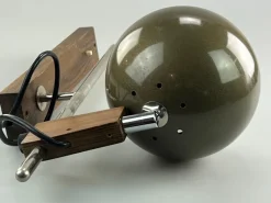 Pamono Space Age Sconce in Teak & Metal from Temde> Wall Lights & Sconces