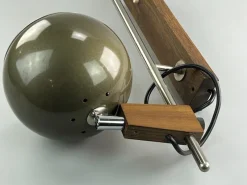 Pamono Space Age Sconce in Teak & Metal from Temde><noscript><img width=