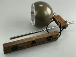 Pamono Space Age Sconce in Teak & Metal from Temde><noscript><img width=