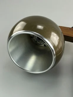 Pamono Space Age Sconce in Teak & Metal from Temde><noscript><img width=