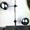Pamono Space Age Table Lamp with Adjustable Chrome Ball Shades by Reggiani, 1970s> Table Lamps