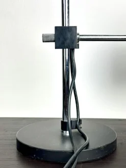 Pamono Space Age Table Lamp with Adjustable Chrome Ball Shades by Reggiani, 1970s> Table Lamps