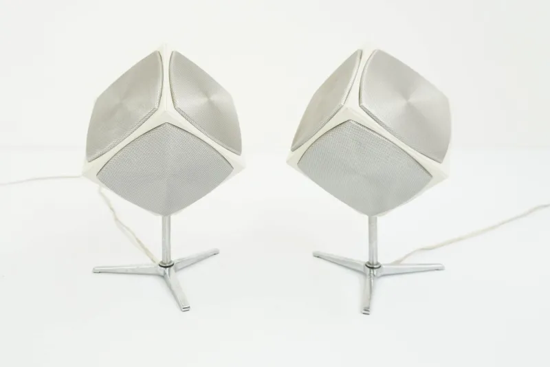 Discount Pamono Space Age Table Speakers from Grundig, 1960s, Set of 2