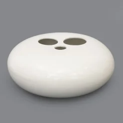 Best Pamono Space Age White Ceramic Vase, 1960s