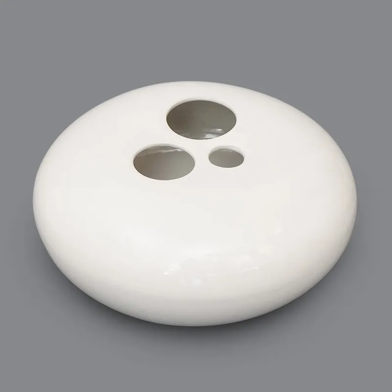 Best Pamono Space Age White Ceramic Vase, 1960s