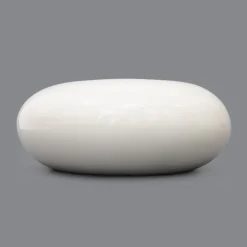 Best Pamono Space Age White Ceramic Vase, 1960s