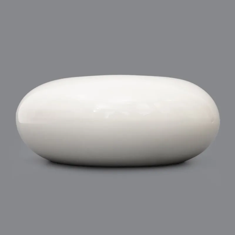 Best Pamono Space Age White Ceramic Vase, 1960s