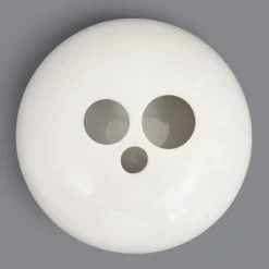 Best Pamono Space Age White Ceramic Vase, 1960s