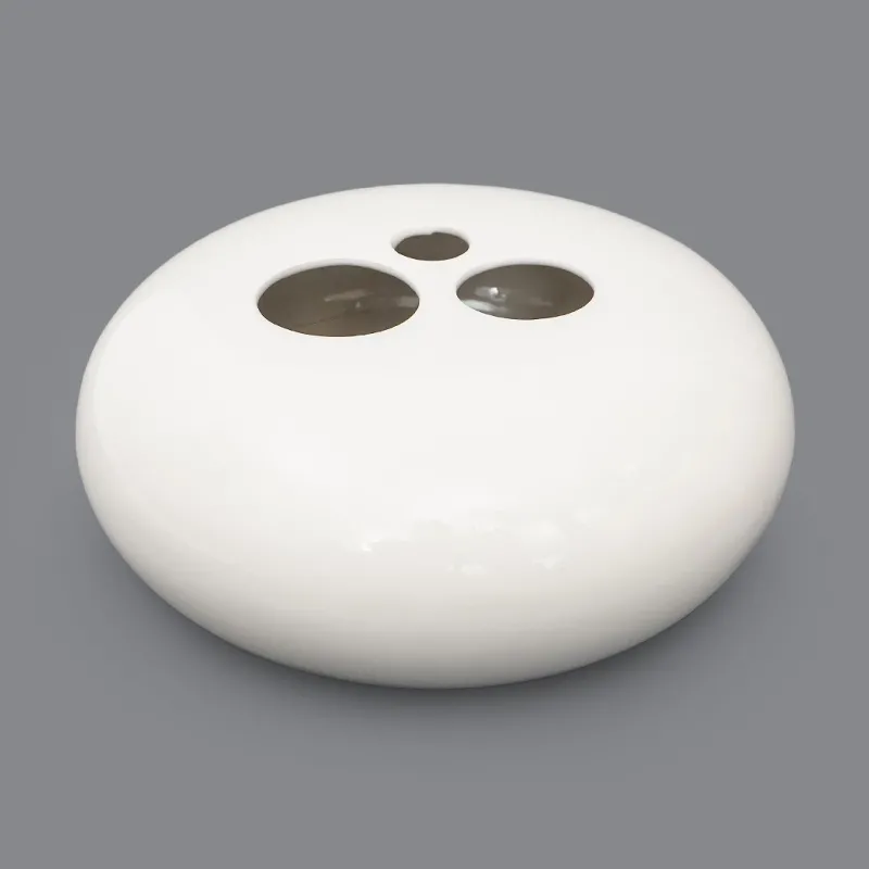 Best Pamono Space Age White Ceramic Vase, 1960s