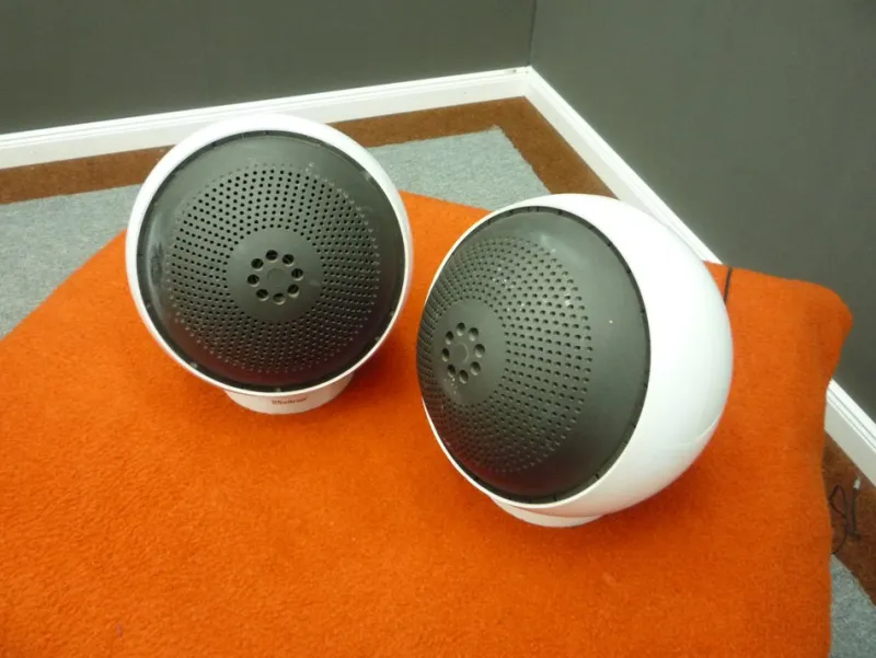 Hot Pamono Space-Age Weltron 2003 Sphere Speakers, 1960s, Set of 2