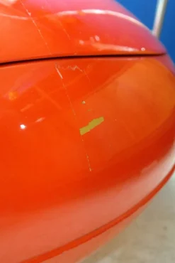 Pamono Spage Age Red Garden Egg Chair by Peter Ghychy, 1960s><noscript><img width=