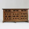 Best Pamono Spanish Carved Walnut Credenza, 1960s