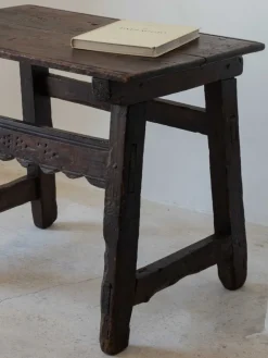 Pamono Spanish Engraved Console Table, 1700s><noscript><img width=