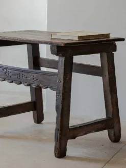 Pamono Spanish Engraved Console Table, 1700s><noscript><img width=