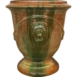 Sale Pamono Spanish Green Glazed Pottery Jardiniere, 1890s