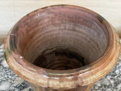 Sale Pamono Spanish Green Glazed Pottery Jardiniere, 1890s