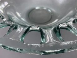 Pamono Spanish Openwork Glass Bowl, 1970s><noscript><img width=