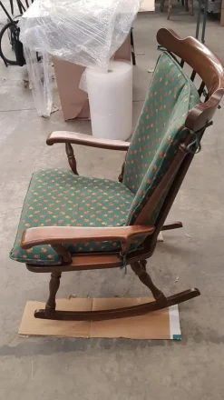 Pamono Spanish Rocking Chair in Oak><noscript><img width=