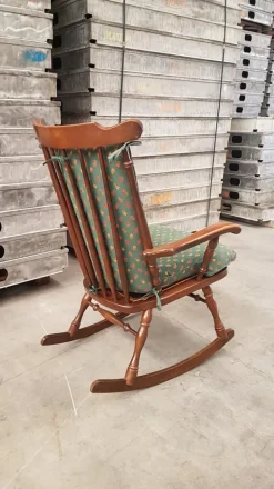 Pamono Spanish Rocking Chair in Oak><noscript><img width=