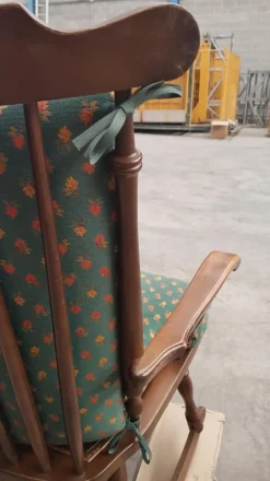 Pamono Spanish Rocking Chair in Oak><noscript><img width=