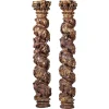 Pamono Spanish Spiral Columns, 17th Century, Set of 2