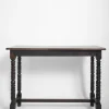 Discount Pamono Spanish Turned Ebonised Wood Console Table, 19th Century